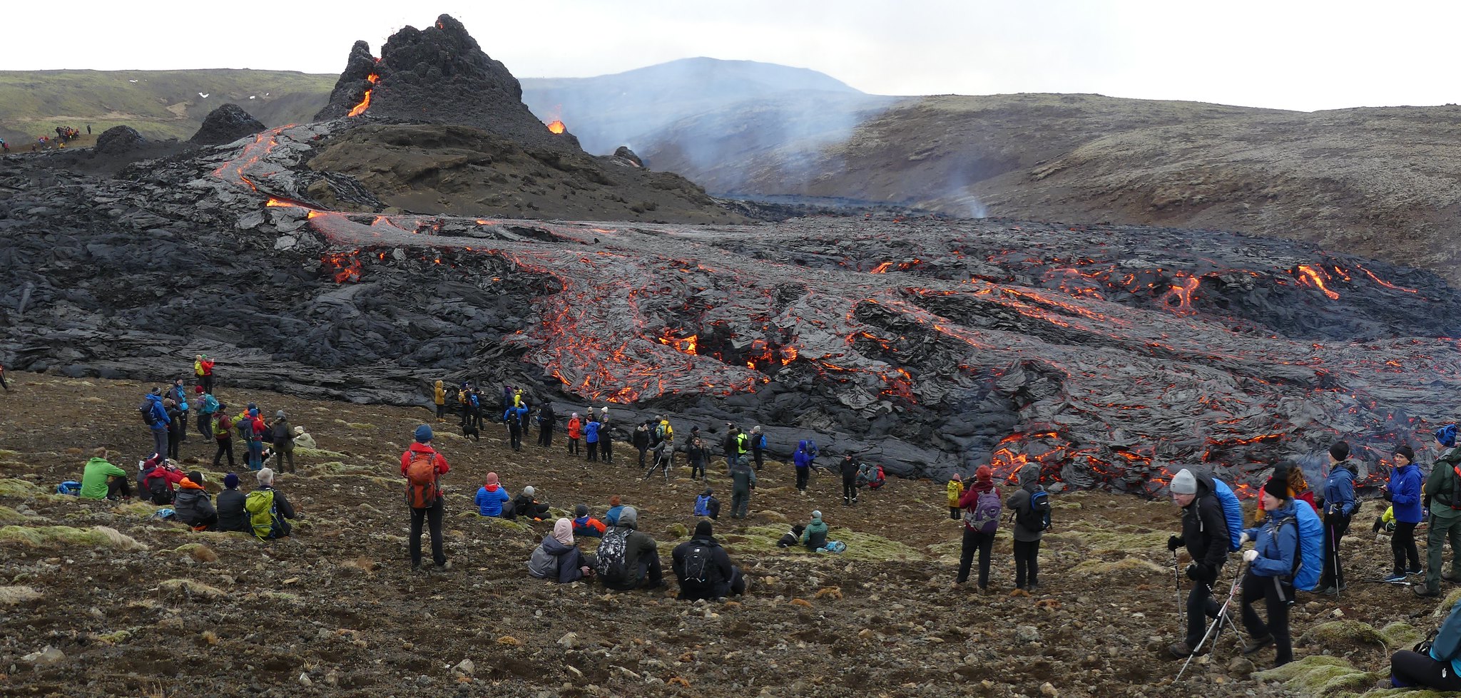 Geldingadalur Volcano In Fagradalsfjall, Iceland   Overview Site